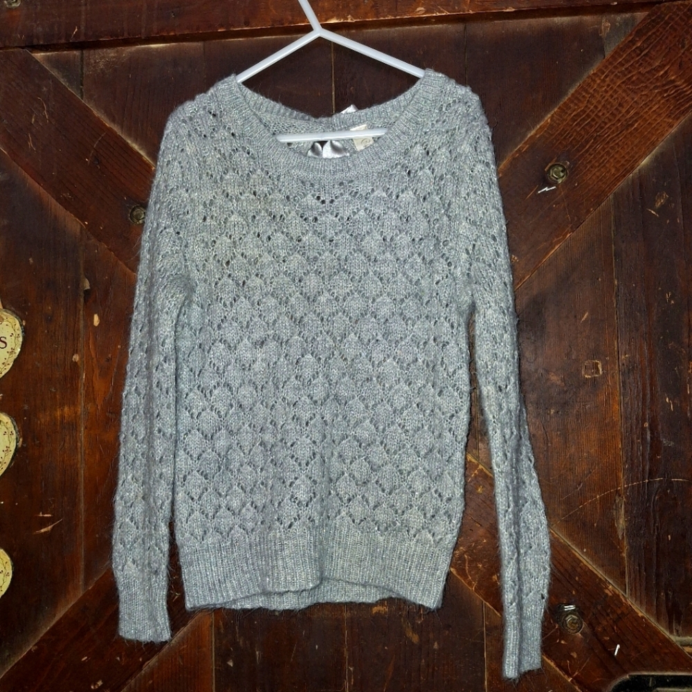 🍀3/15 Girl's Gray Sweater